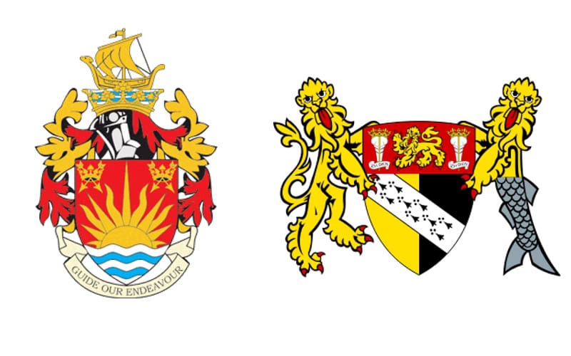 Difference between Norfolk and Suffolk Dialect suffolk-norfolk-coat-of-arms